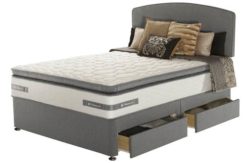 Sealy Repose Pillowtop Memory Double 4 Drawer Divan